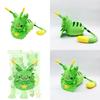 New Gnarpy Discovers The Internet Green Cat Robot Plush Toy Doll For Kids
