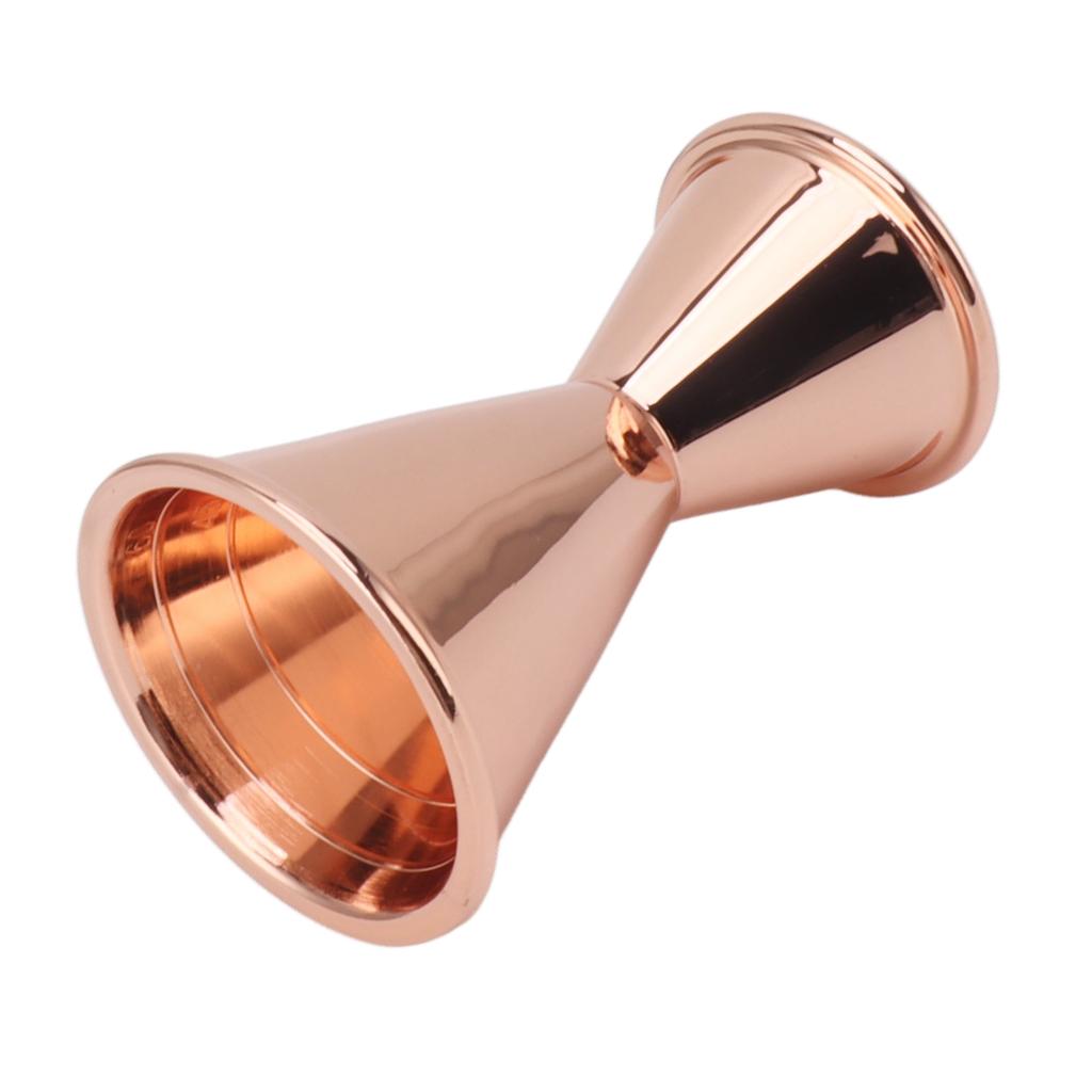 Cocktail Jigger Double Sided Stainless Steel Bar Shot Measuring Cup for Home Party Copper Plating