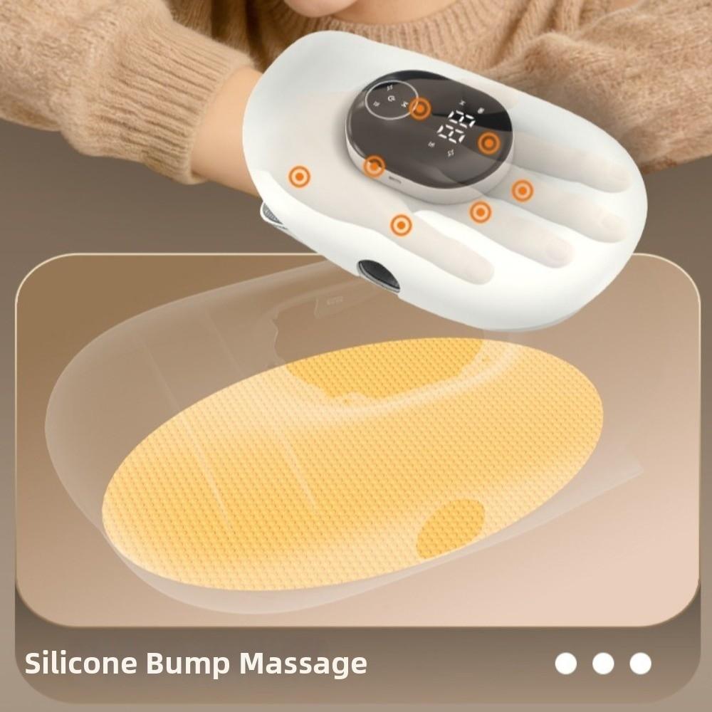 Warm Electric Massager Hot Compress Finger Stretching Device Wrist and Palm Massage Machine  Gift