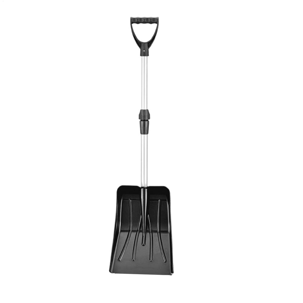 Kids Snow Shovel Adjustable Winter Shovel With D-Grip Handle Multifunctional Sleigh Shovel Kids Digging Snow Shovel For Car