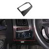 1PCS For Ford Focus Carbon Fiber Function Control Button Frame Trim 2012-2018