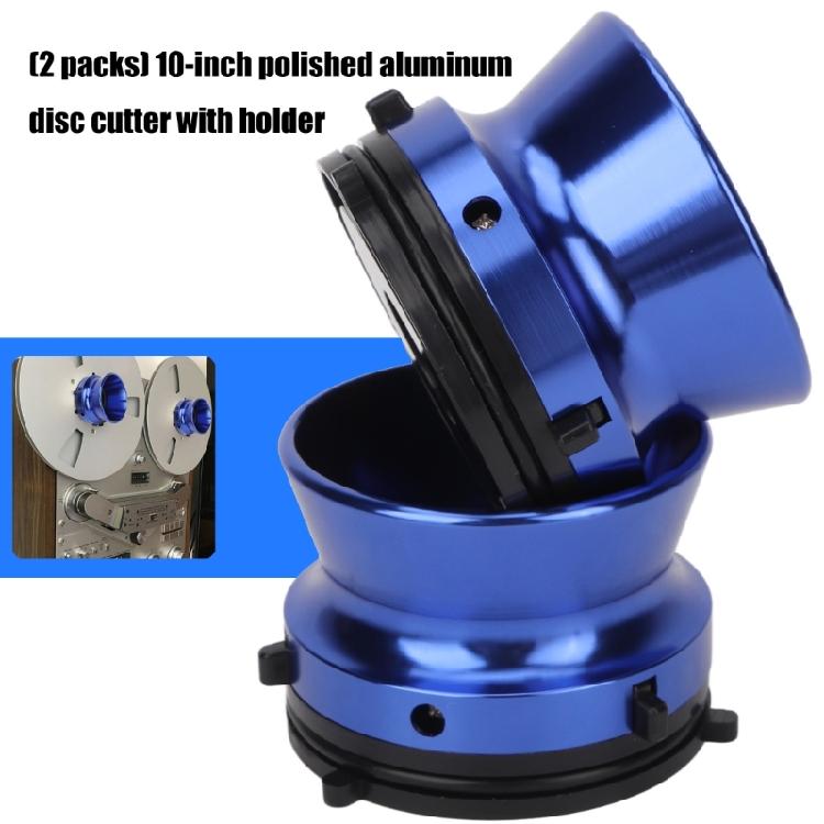 10Inch Studio Aluminum Reel Adapters 2 Units Securedly Fit for Vintaged Auditory Systems