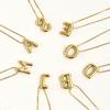 1 Piece Bubble Letter Pendant Necklace, Minimalist Fashion Style, Suitable for Daily Commute / Best Friend Exclusive Gift
