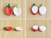 East Strawberry Chopstick Set of Cutlery Spoon and Tableware Set Rests, 5, Rests, Rests, (Red)