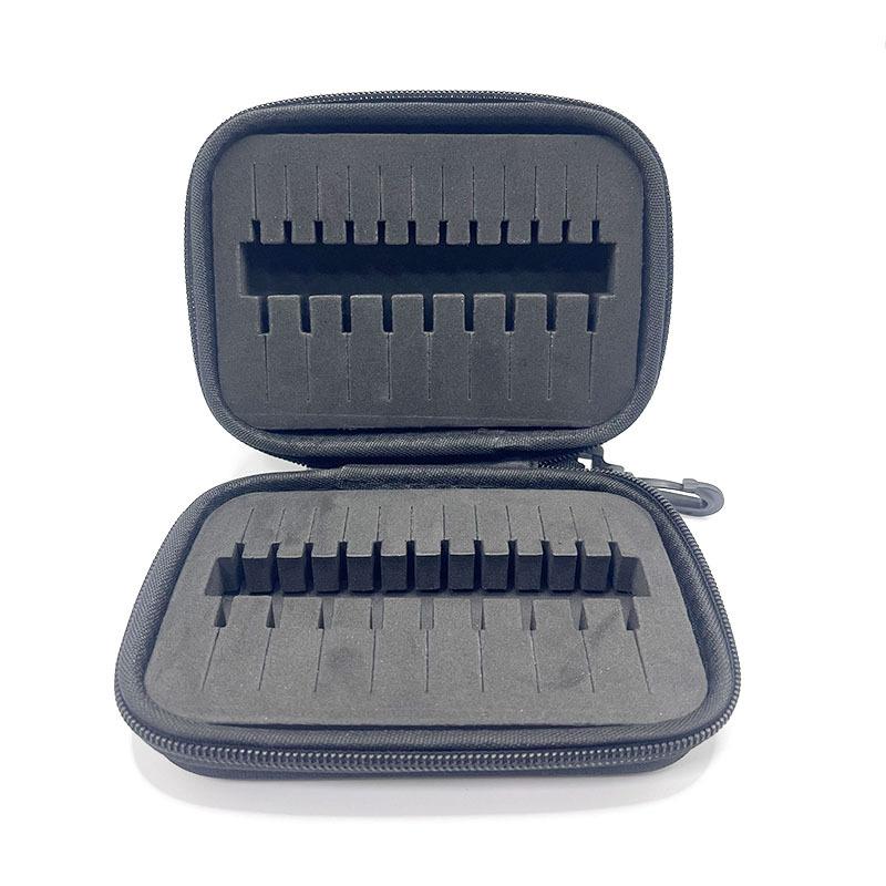 EVA Fishing Gear Three Hooks Storage Box Glitter Bag Fishing Bait False Bait Fly Hook Glitter Sea Fishing Tool Storage Bag