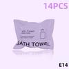 70x140cm Large Disposable Towel 7 or 14pcs Compressed Dry Bath Towels Soft and Portable for Travel Hotel Gym Beach Use