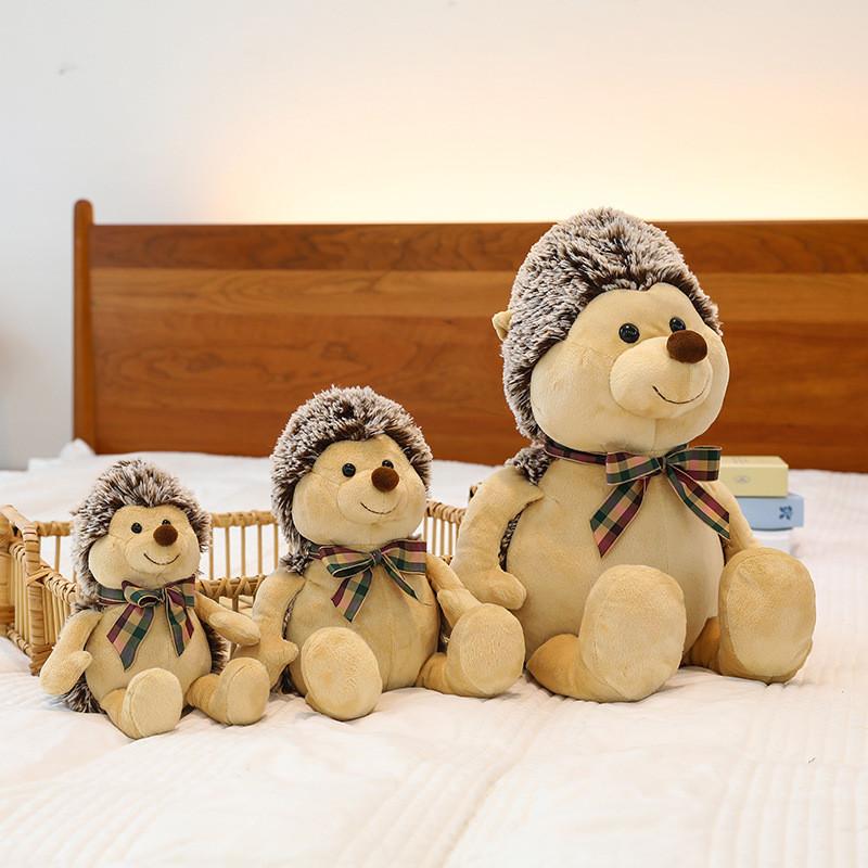 Cute Hedgehog Plush Toy Stuffed Animal For Girls Bedtime Cuddly Companion Warm Heart Gift