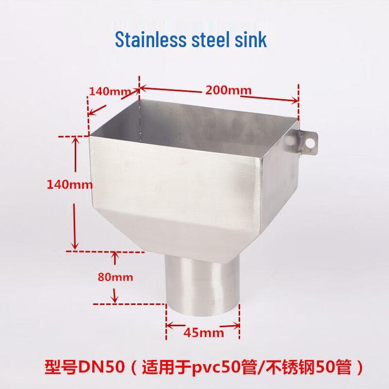 

Yunduo 201 Stainless Steel Round Side Discharge Drain Funnel