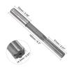 Uxcell 3.5-19.5mm Chucking Reamer HSS H7 6 Straight Flutes Machine Milling Cutter Tool