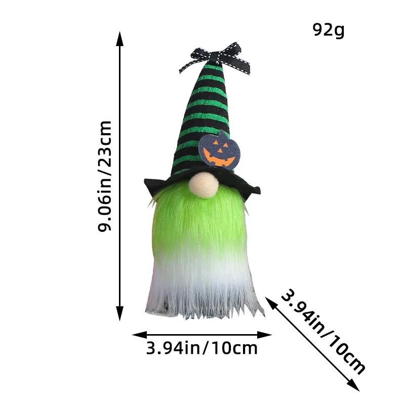 New Halloween Mini Three Color Doll Wizard Hat Ghost Festival Doll Ornament Bar Decoration Prop