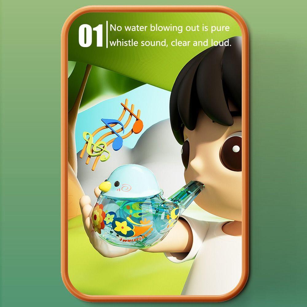 Pronunciation Training Water Bird Whistle Filled with Water Children's Whistle Toy School