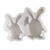 Bunnies Statue Silicone Candle Molds for Candle Soap Home Decoration Animal Shape Silicone Candle Molds for Epoxy Resin