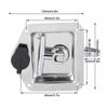 With Keys T Handle Latch Stainless Steel Trailer Door Lock Secure T Handle Lock  Engineering