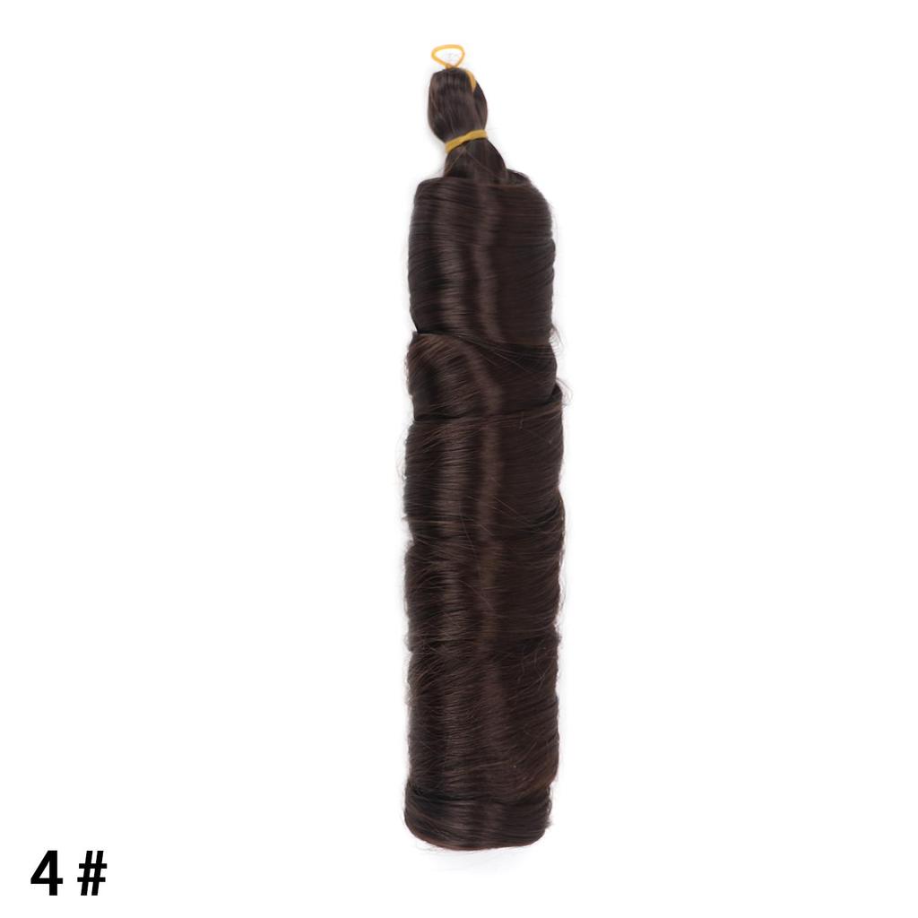 28Inch French Curly Crochet Hair Synthetic Loose Wavy Braiding Hair Bohemian French Curl Braids Extensions