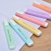 Xiaomi 6 Colors/box Fine Glitter Highlighter Pen Set Fluorescent Markers Highlighters Pens Art Marker Japanese Cute Kawaii Stationery