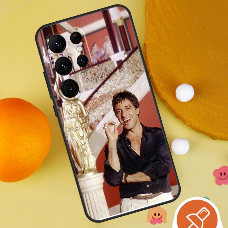 Scarface Tony Montana Phone Case For Samsung Galaxy S25 Ultra S24 S23 S22 Ultra S9 S10 S20 Plus S21 FE Funda Cover