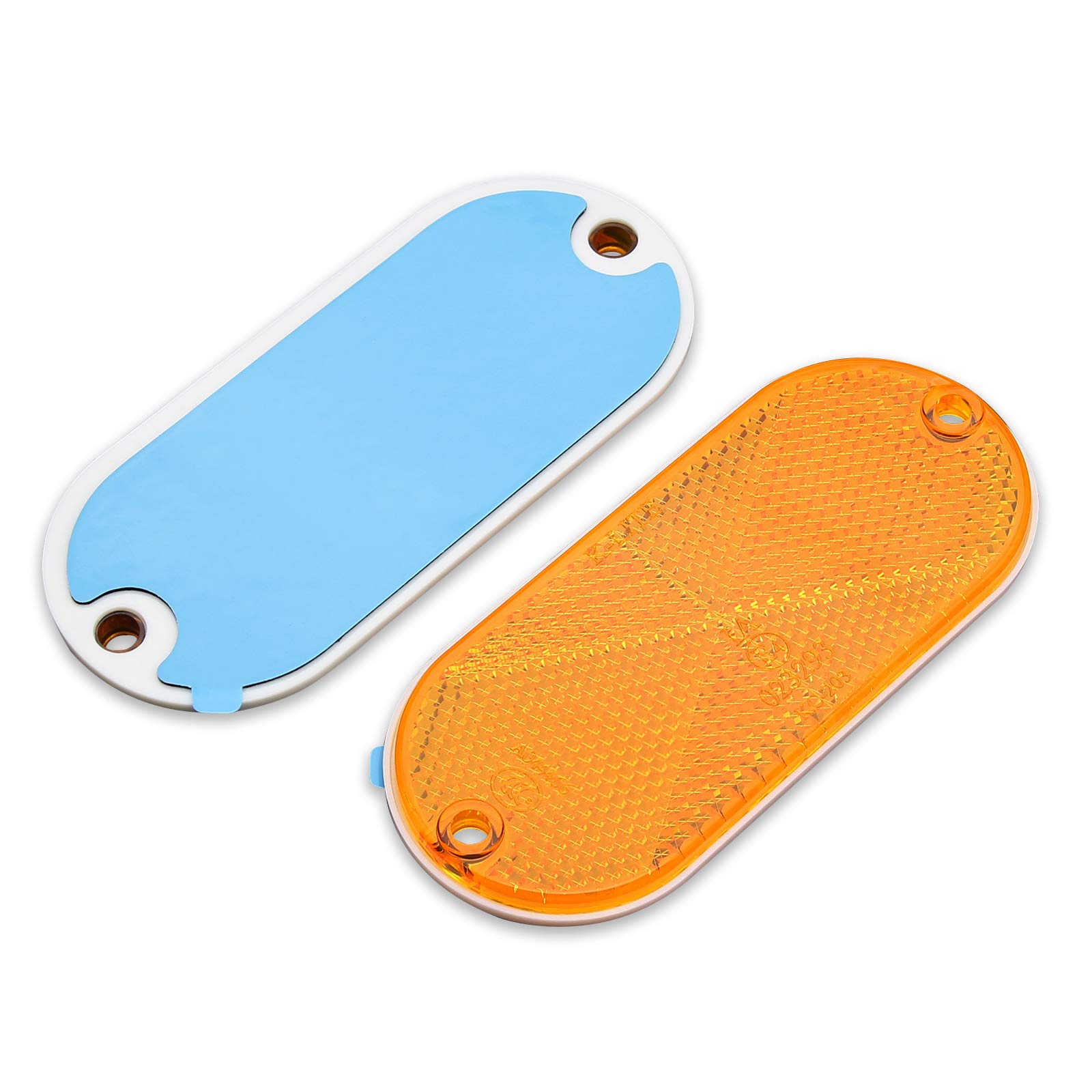 MFC PRO Night Safety Warning Yellow Oval 114x50(mm) Reflector Sticker жёлтый