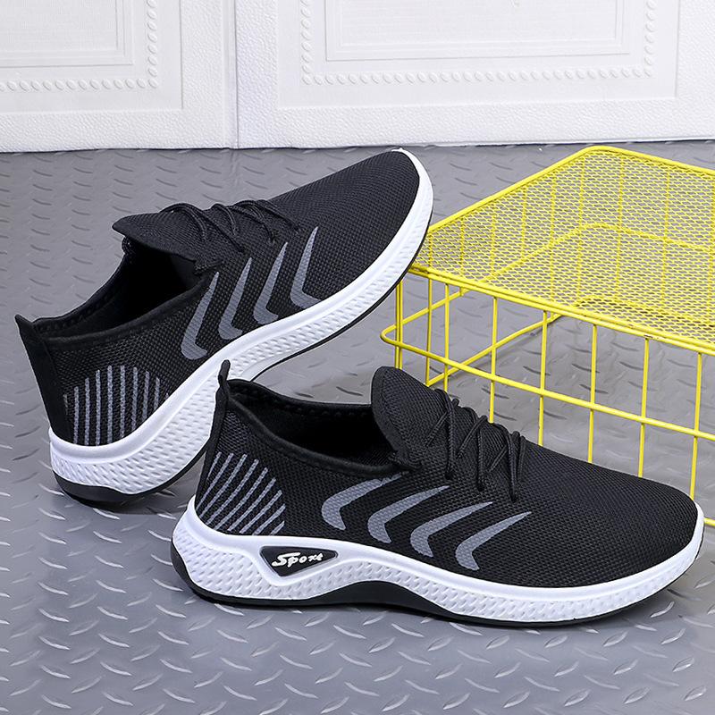 

New spring casual sports shoes thick-soled, breathable, ultra-light running daddy shoes 39