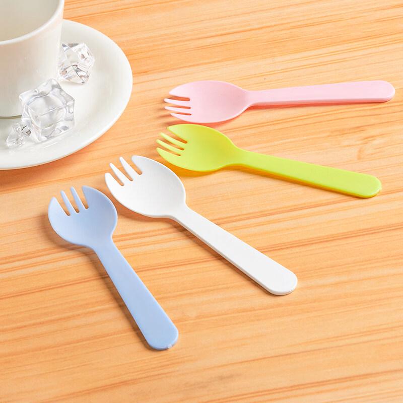 Individually Wrapped Plastic Fork Spoons