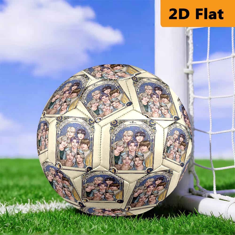 Vibrant Harmony: Colorful Unity Diversity football Suitable for both training and competition Very elastic No. 5 football High elasticity