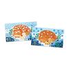 Coffret mosaïques en mousse - thème hiver - les ateliers du calme - 3 tableaux - kit loisir créatif enfant - dès 5 ans