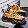 2026 spring and autumn new leather versatile trendy men's fashion trend sports and leisure platform men's shoes non-slip and wear-resistant men's shoe