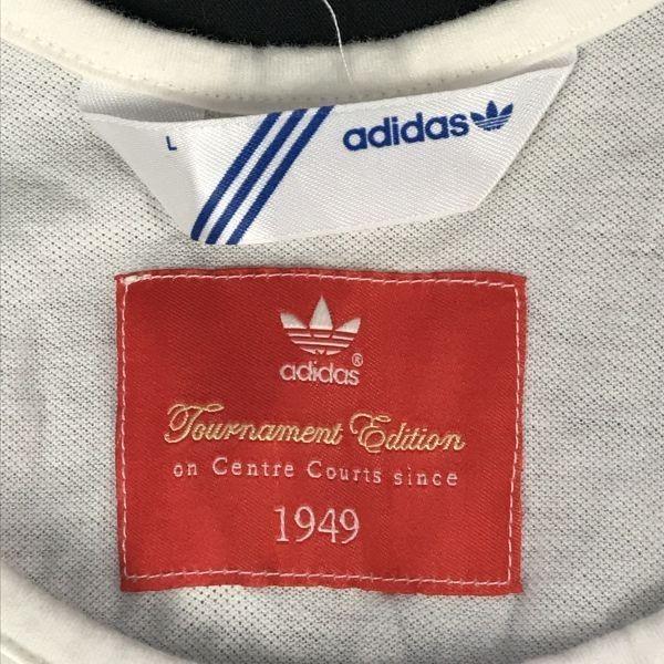 Adidas Tournament Edition Sleeveless Dress/Size L/White/On-Court Tennis Style(USED)