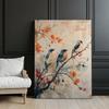 A Branch Full of Life A Branch Full of Life, 30X40 Cm, Unframed, Premium Canvas On Stretcher