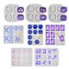 Silicone Zodiacs Keychain Pendant Mold 8 Unique Designs For Handmade Necklace Charm And Artistic Creation