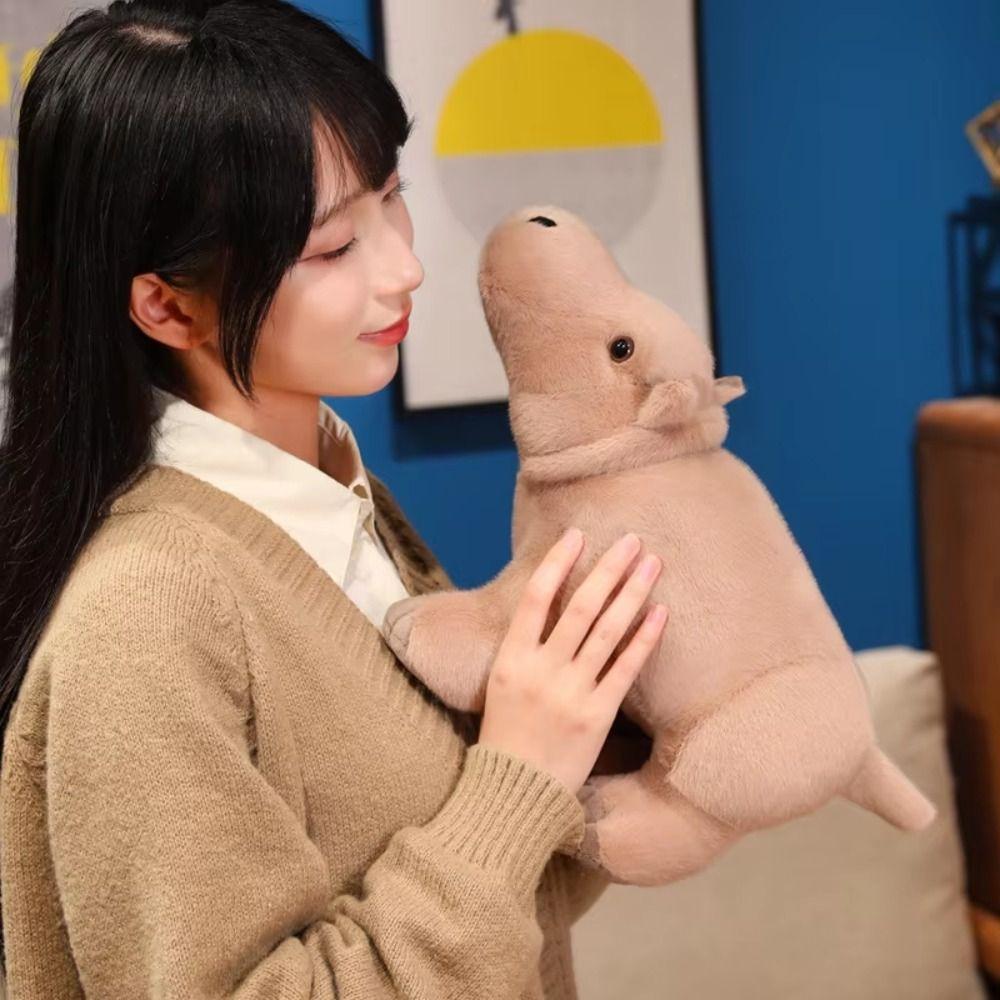 Forest Animal Hippopotamus Handmade Doll Cartoon Hippo Doll Plush Toy  Home Decor