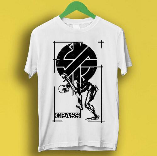 Crass Punk Anarchy British Street Punk Graffiti Retro Cool Gift Tee T Shirt P663