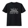 Could Be A Train Station Kind of Day T Shirt Vintage Washed Slightly Comfortable Breathable Fashion Stylish Casual Stretched
