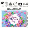 Photography Backdrop Love Rose Floral Mother's Day Anniversary Birthday Home Party Photo Background Prop
