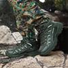 Stivali da allenamento tattico selvaggio da uomo, quattro stagioni, antiscivolo, impermeabili, stivali da esterno, scarpe da ginnastica per escursionismo nella giungla, stivali da lavoro per il deserto