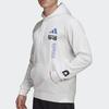 adidas Sweatshirts Men's White Hooded Moderate Regular GI6397