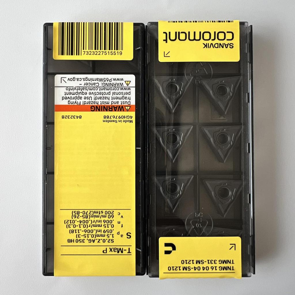 SANDVIK / TNMG160404-SM 1210 / Original Swedish hard alloy blade 10 Pcs