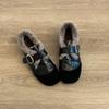 Fleece Warm Deep Mouth Single Shoes Women's Autumn and Winter 2025 New Trendy Fashion Mary Jane Fluffy Shoes Loafer Shoes