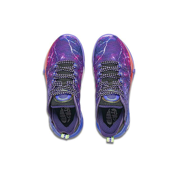 Li Ning Youth Pioneer Ling Premium 3.5 Comfortable Non-Slip Shock Absorbing Low-Top Basketball Shoes Kids basketball shoes Blue YKBT040-3