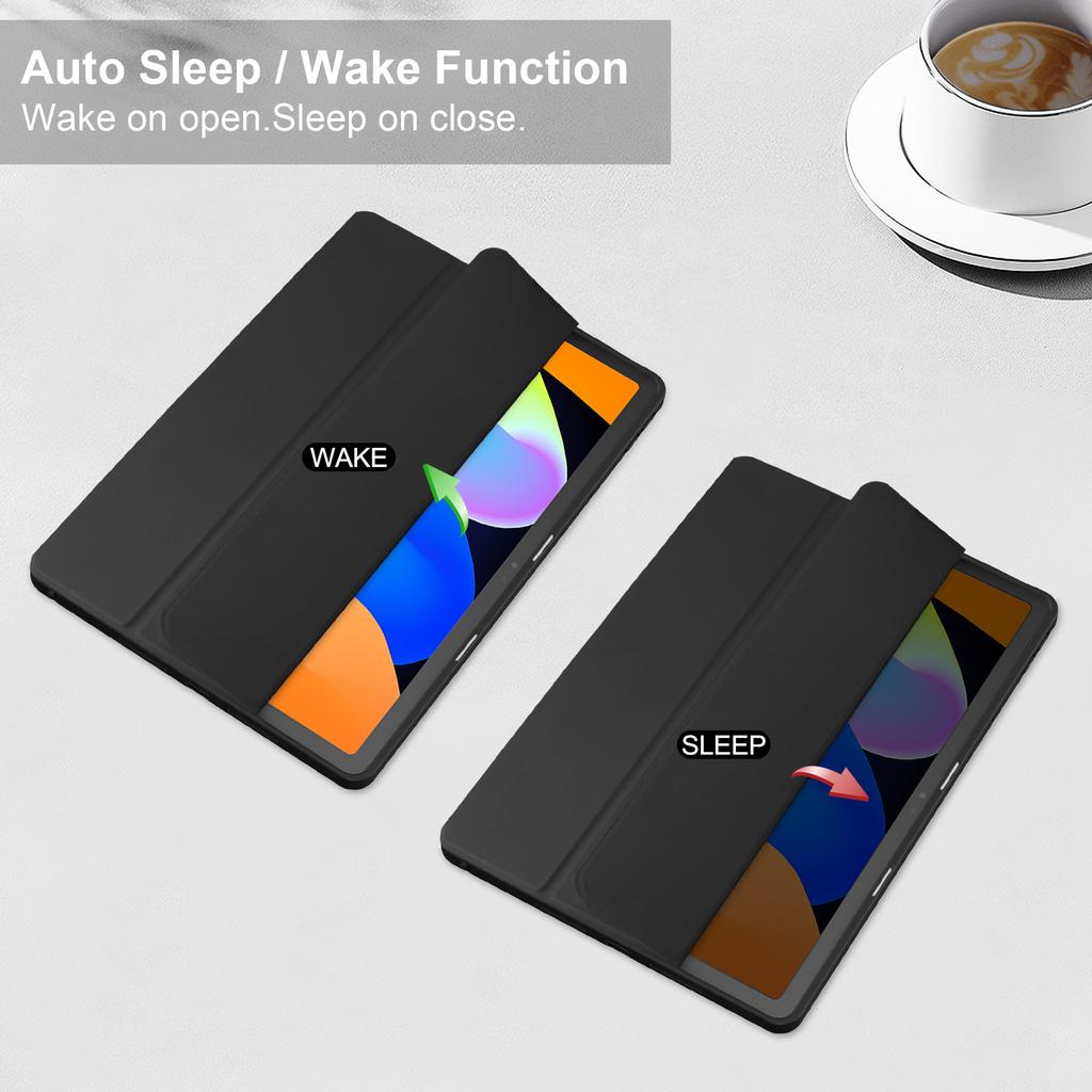 Etui na tablet do Lenovo ldea Tab 11, etui na tablet typu Tri-Fold ze stojakiem, okładka typu Folio z wieloma kątami