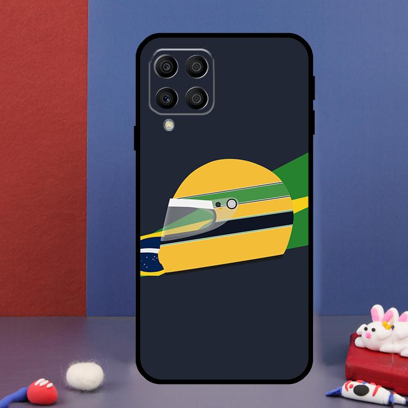 Ayrton Senna F1 For Samsung Galaxy M31 M51 M33 M13 M23 M53 M15 M55 M14 M34 M54 M20 M30s M32 M52 Phone Case