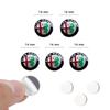 Car Stickers For Alfa Romeo 5/10PCS 14mm Car Key Shell Sticker Car Key Remote Fob Decal Auto Parts For Alfa Romeo Sportiva 156 S