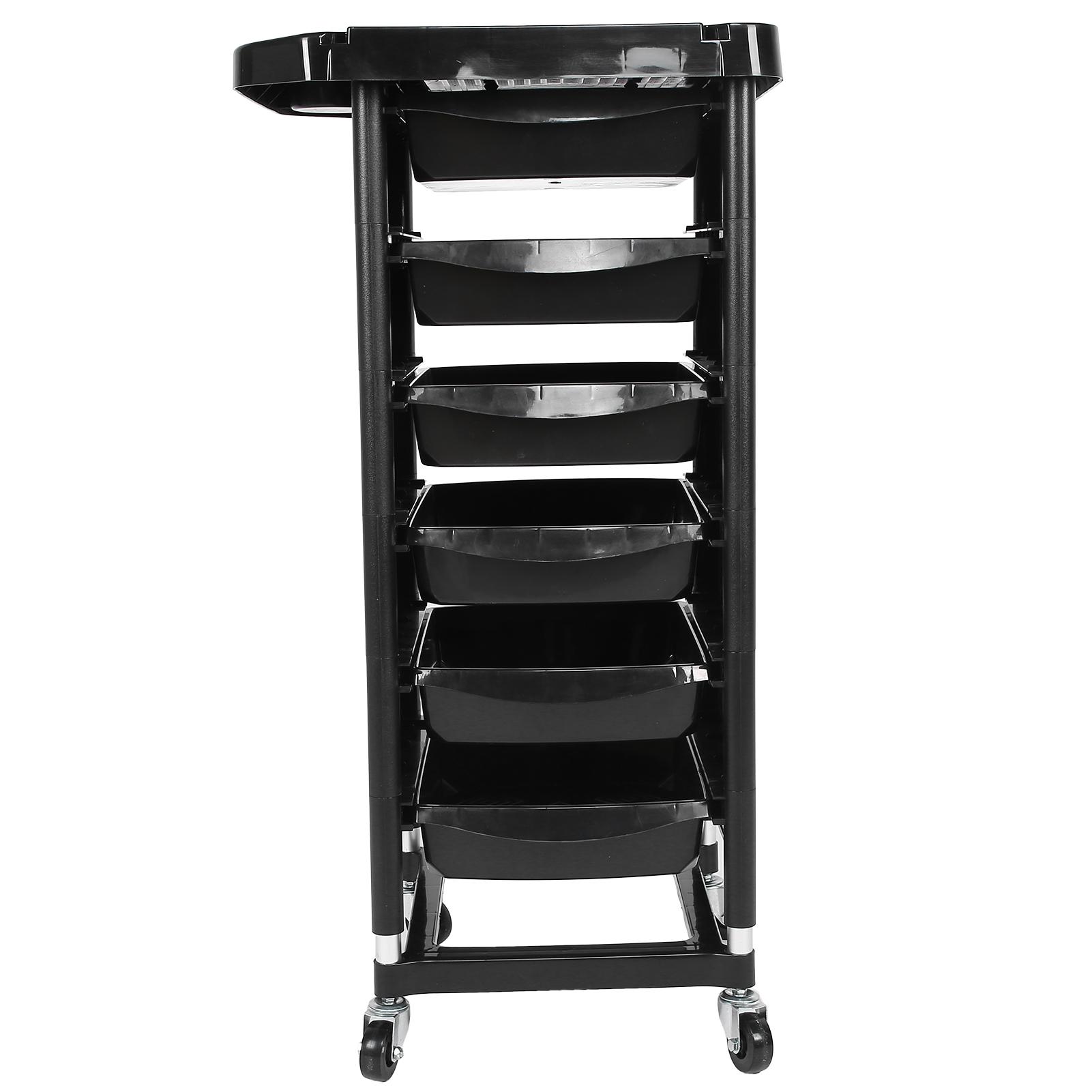 

Тележка для парикмахерской, 5-уровневая, парикмахерская тележка, колесики, стойка для хранения парикмахерских принадлежностей