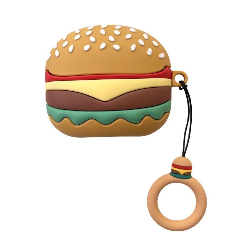 

Freebuds5i Hamburger 6i Second Generation SE2 Third Generation Freeclip Fourth Generation Freebudspro3 Bluetooth Earbuds Case 4e Fifth Generation Pro2 Airpods 3 [Hamburger] + same style ring