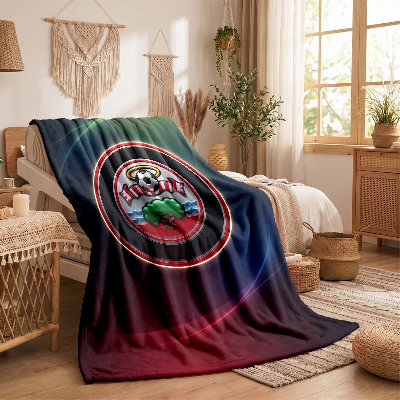 Southampton Football Print Flannel Blanket Soft Warm Sofa Bed Throw Blanket For Home Office Bedroom