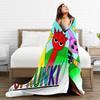 Sprunki Game Flannel Blanket Pinki Raddy Simon Funny Throw Blankets for Home 200x150cm Bedspread,