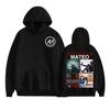 Rapper Abraham Mateo Musikalbum Grafik Hoodies Herrenbekleidung Vintage 90er Hip Hop Sweatshirts Fleece Übergroßer Hoodie Pullover