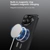 For Xiaomi 15T Magnetic Case PU TPU PC Phone Back Cover with Metal Lens Frame