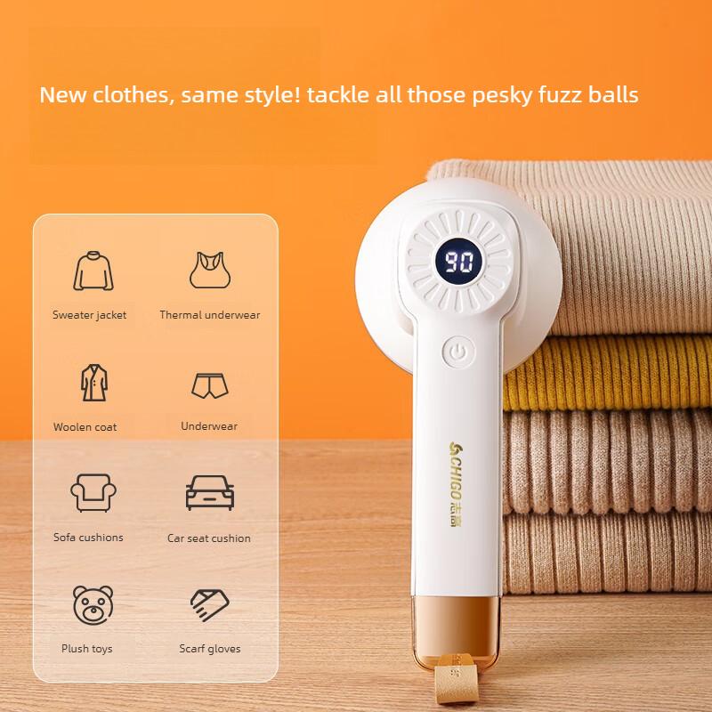 Xiaomi Autumn Winter Clothes Hair Ball Removal Tool Rechargeable Home Lint Remover 6 Leaf Fine Steel Blades Equipped With 3 Blades