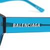 Balenciaga Asian BB0307SA Clear Blue Women's Sunglasses, Fit, 004, Blue/Dark