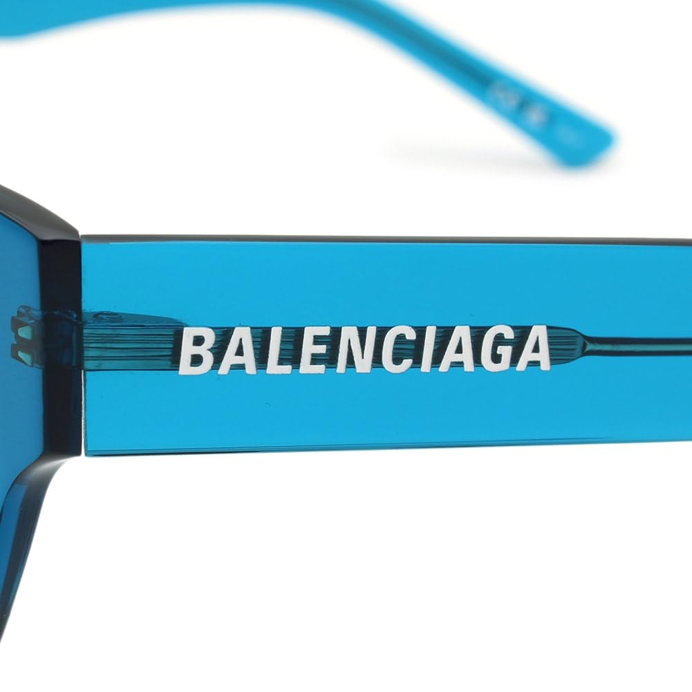 Balenciaga Asian BB0307SA Clear Blue Women's Sunglasses, Fit, 004, Blue/Dark